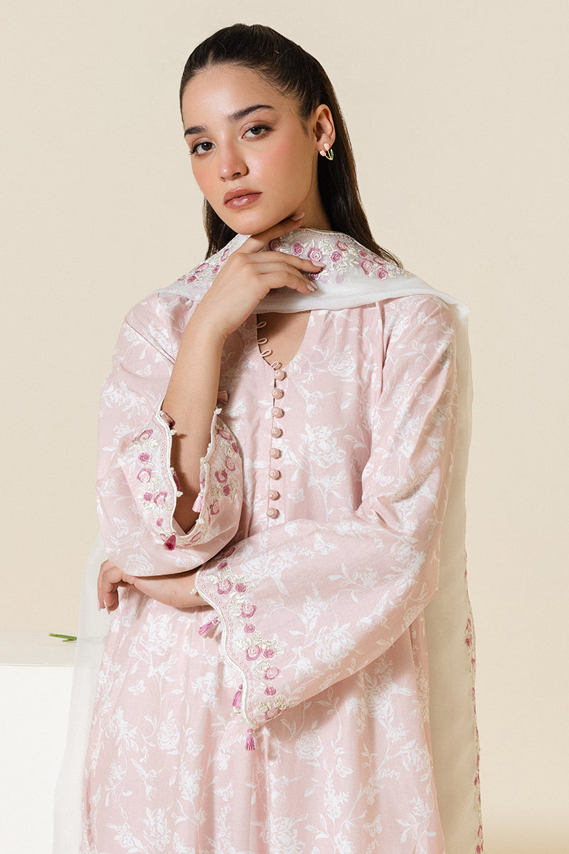 PETAL PINK-2 PC (SHIRT & DUPATTA)