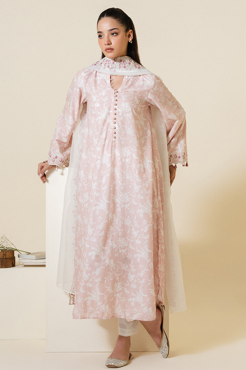 PETAL PINK-2 PC (SHIRT & DUPATTA)