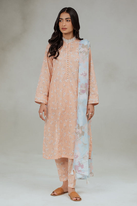 TROPICAL SHINE-3 PIECE (SHIRT,TROUSER AND DUPATTA)