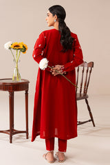 CRIMSON CHARM-2 PIECE EMBROIDERED LAWN SUIT