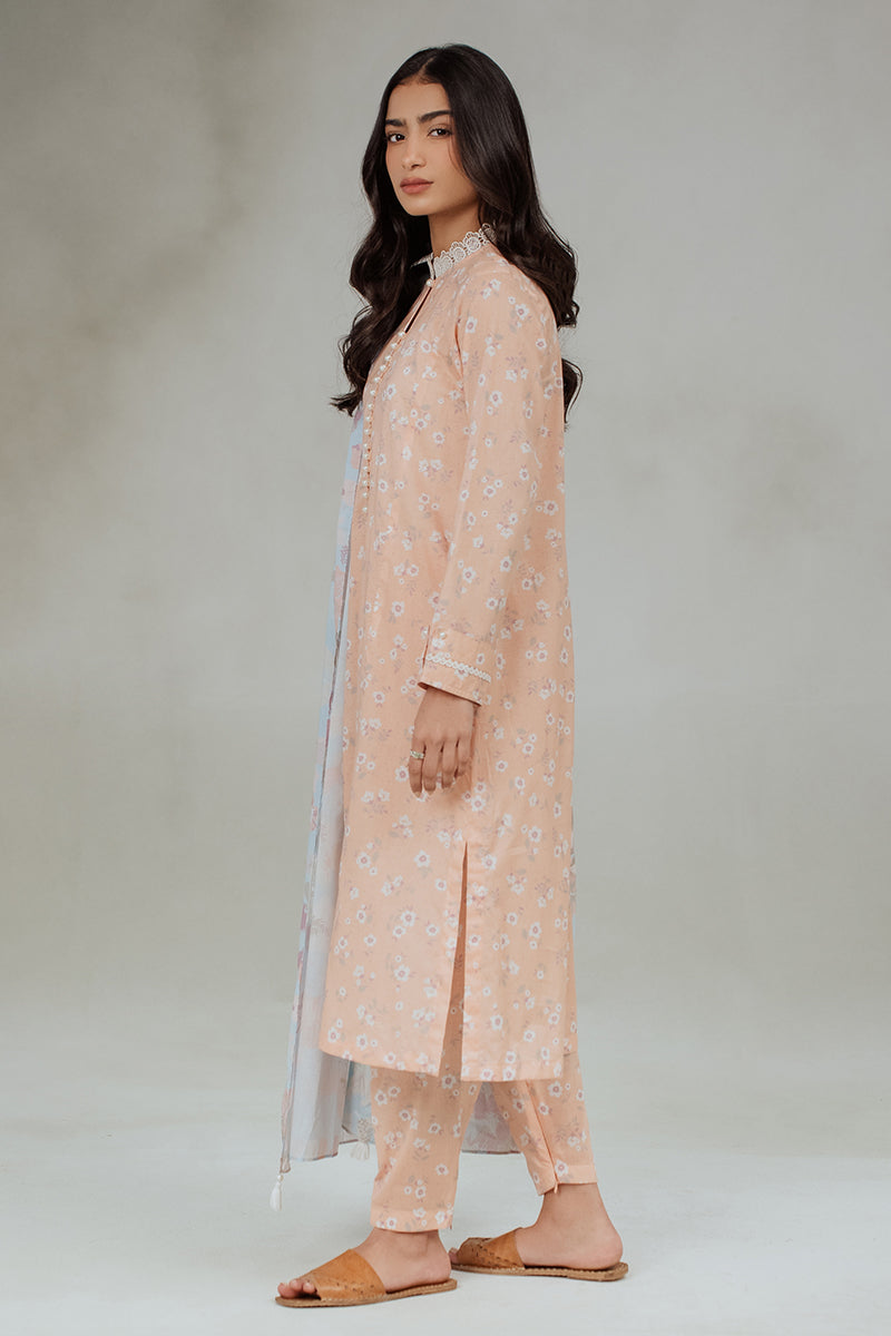 TROPICAL SHINE-3 PIECE (SHIRT,TROUSER AND DUPATTA)