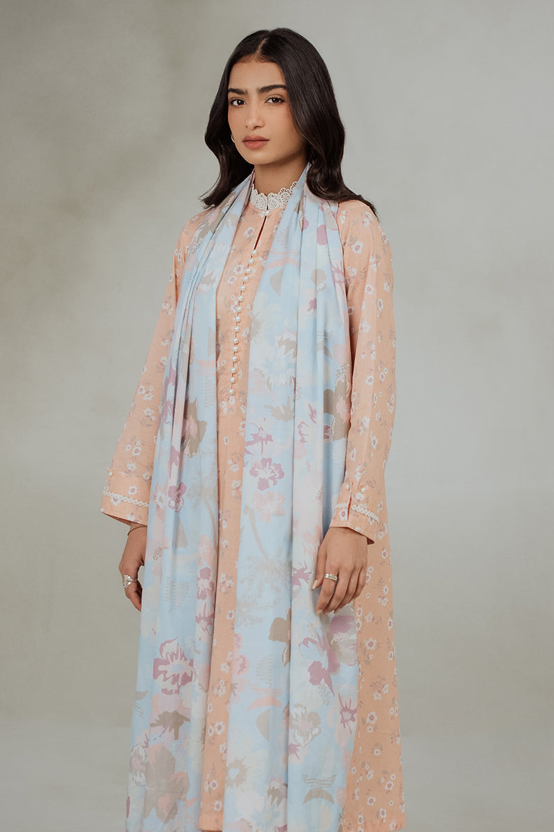 TROPICAL SHINE-3 PIECE (SHIRT,TROUSER AND DUPATTA)