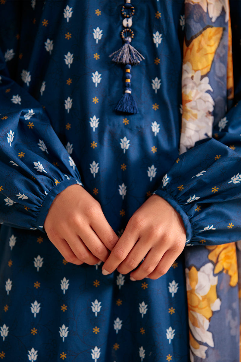 FROSTY SPRING-3 PIECE PRINTED LAWN SUIT