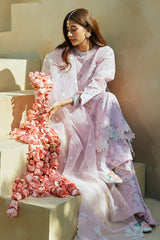 SHADOW BERRY-3 PIECE LAWN PRINTED SUIT