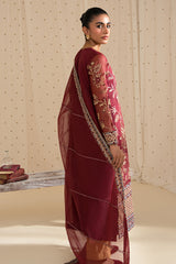 RANG E SEHAR- 2PC ORGANZA EMBROIDERED PRET