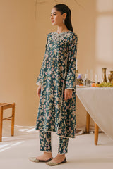 MOSS GREEN-2PC (SHIRT & TROUSER)