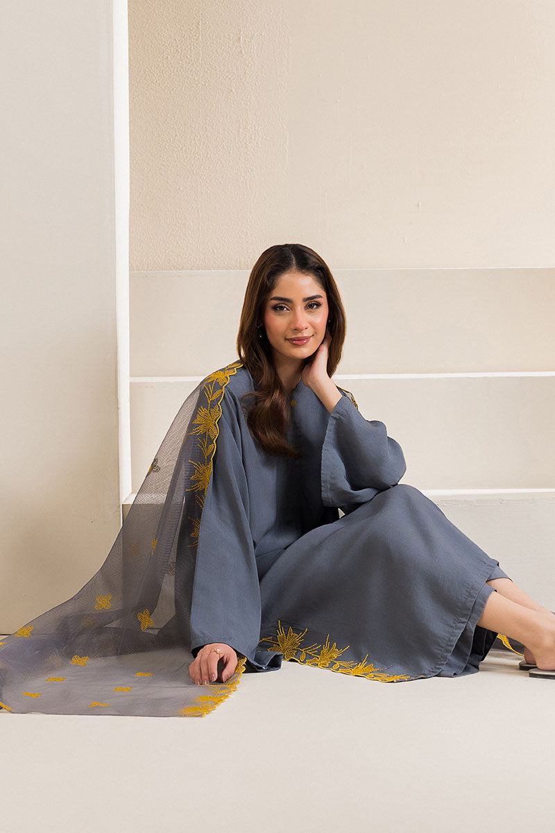 SMOKEY LIME-2PC (SHIRT & DUPATTA)