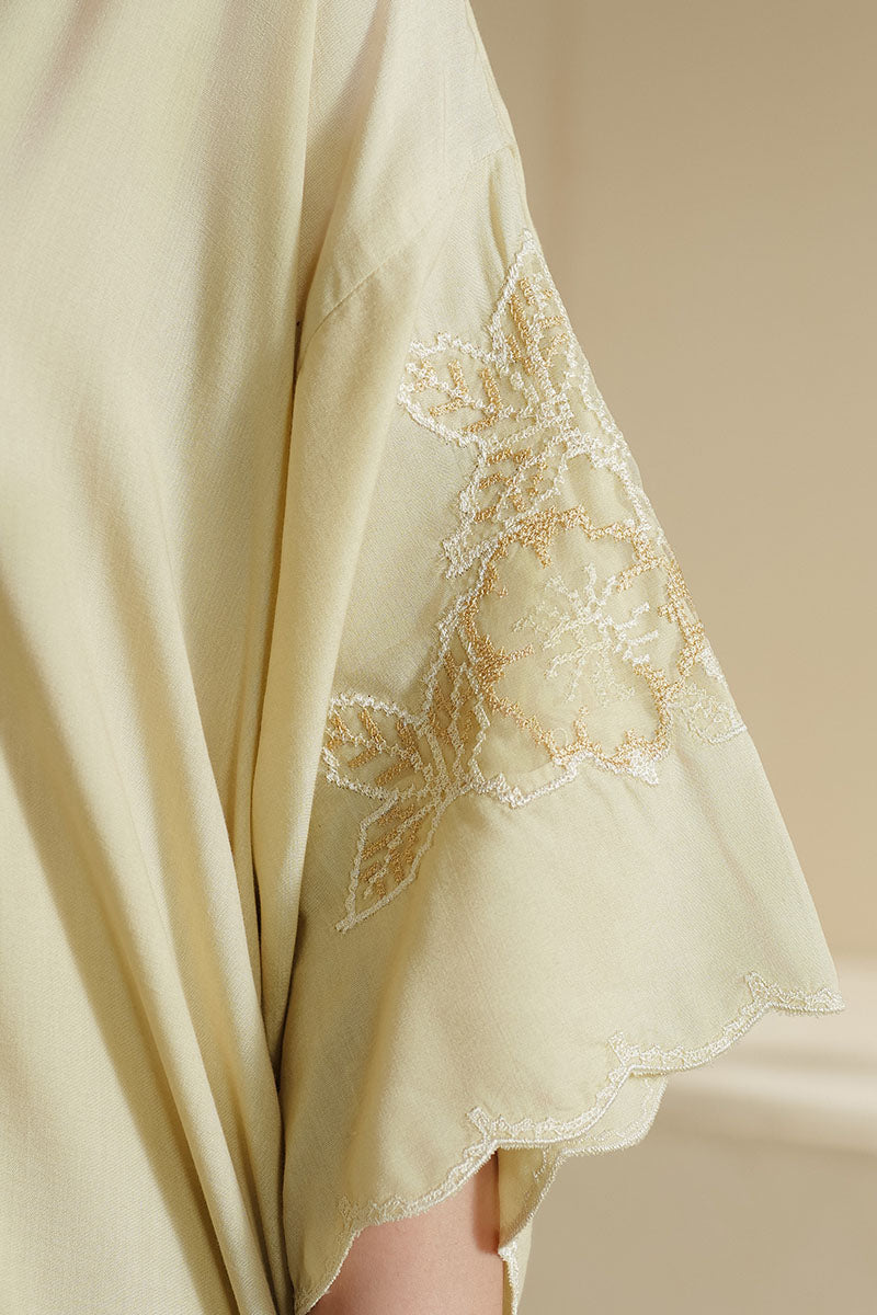 TROPICAL MUSE DYED LAWN SHIRT