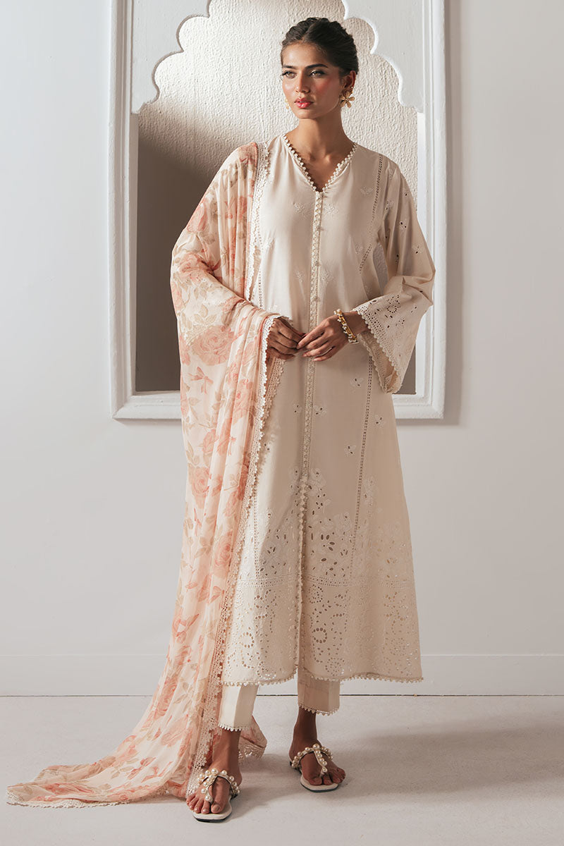 PEARL DEW-3PC CHIKANKARI SUIT