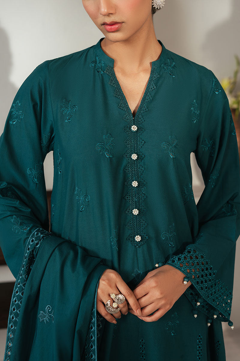 SHADED GEM-3PC CHIKANKARI SUIT