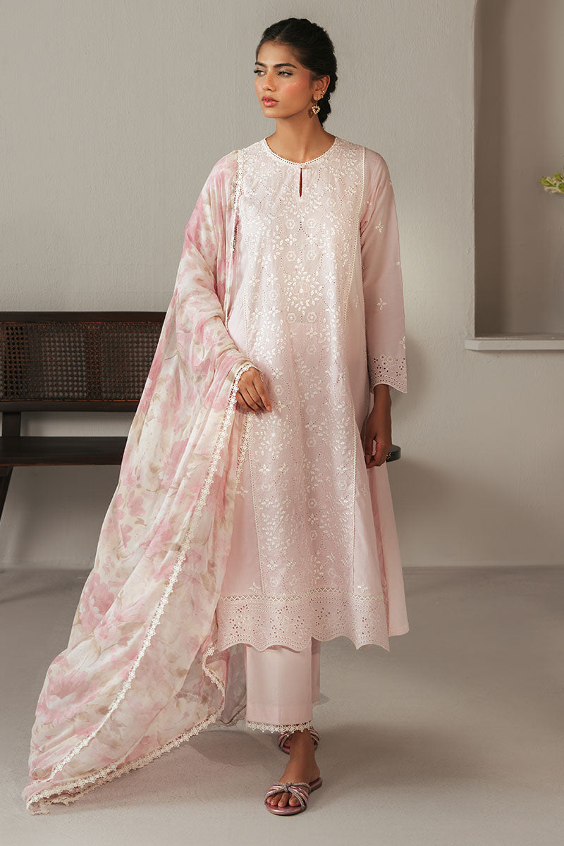 LILAC ROSE-3PC CHIKANKARI SUIT