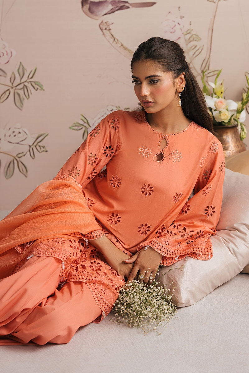 PORCELAIN MELODY-3PC CHIKANKARI SUIT
