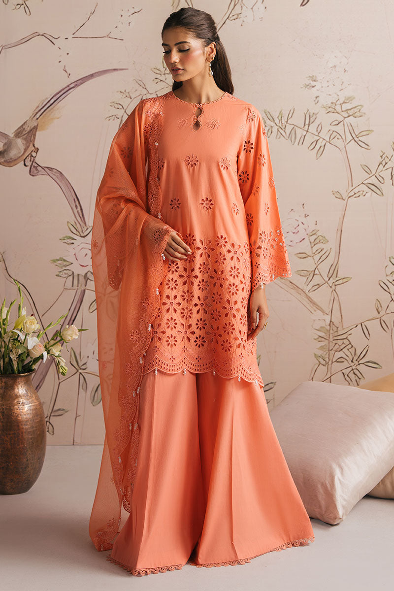 PORCELAIN MELODY-3PC CHIKANKARI SUIT