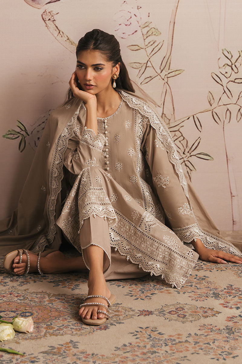 GRAY FOREST-3PC CHIKANKARI SUIT