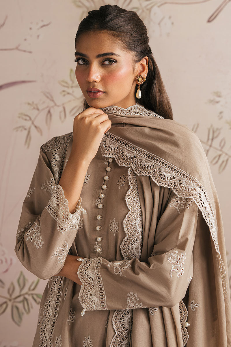 GRAY FOREST-3PC CHIKANKARI SUIT
