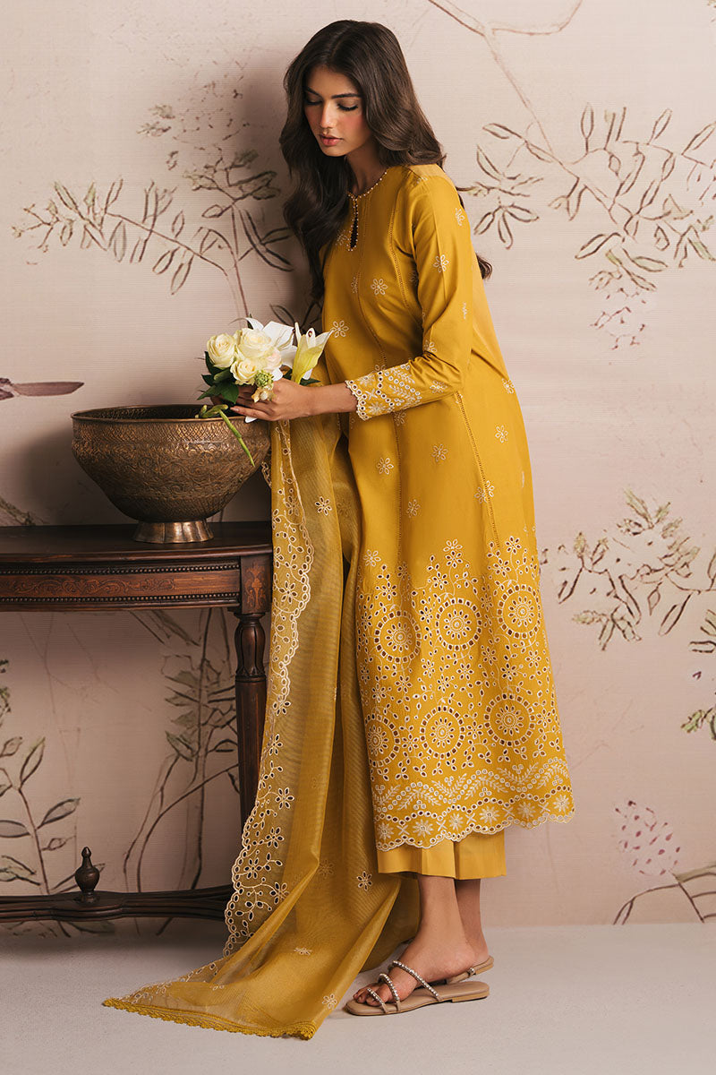 AMBER GLOW-3PC CHIKANKARI SUIT