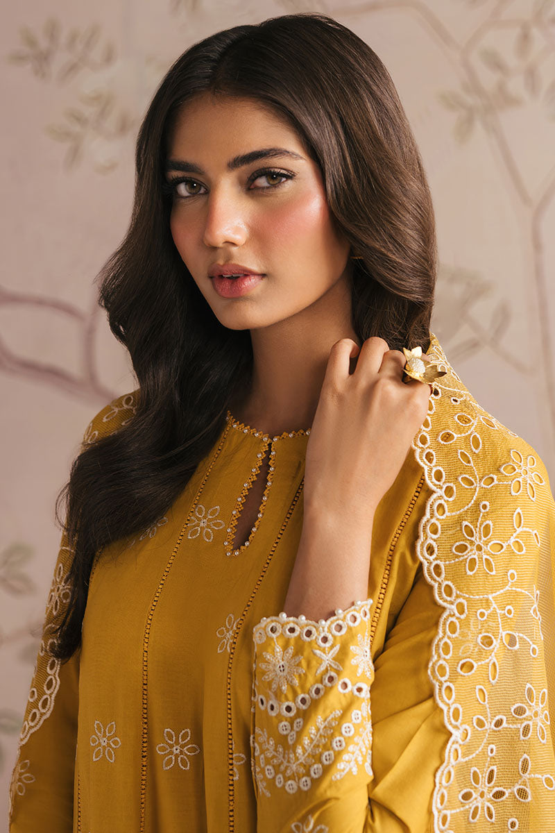 AMBER GLOW-3PC CHIKANKARI SUIT