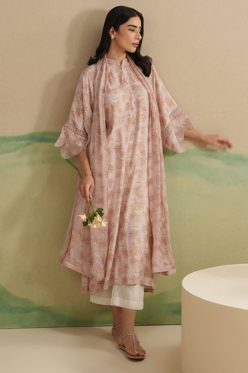 TROPICAL BLOOM-2PC (SHIRT & DUPATTA)