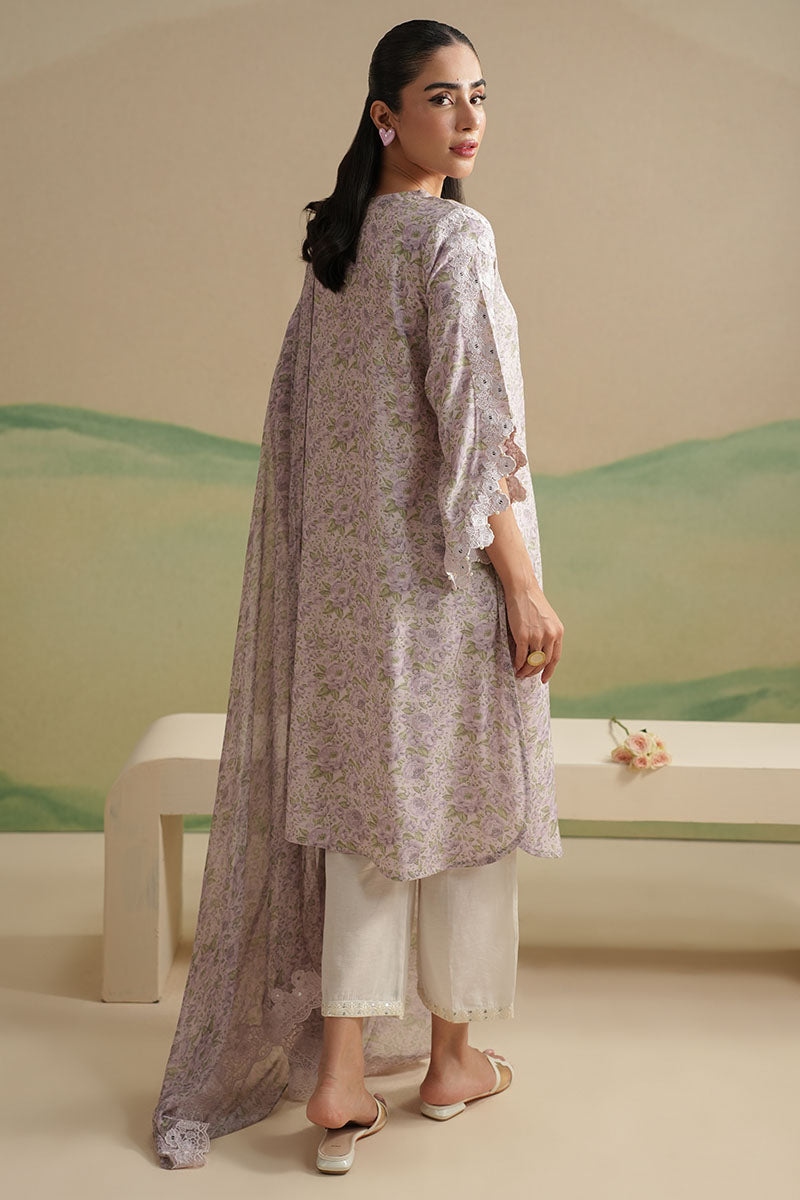 ARCTIC BLOOM-2PC (SHIRT & DUPATTA)