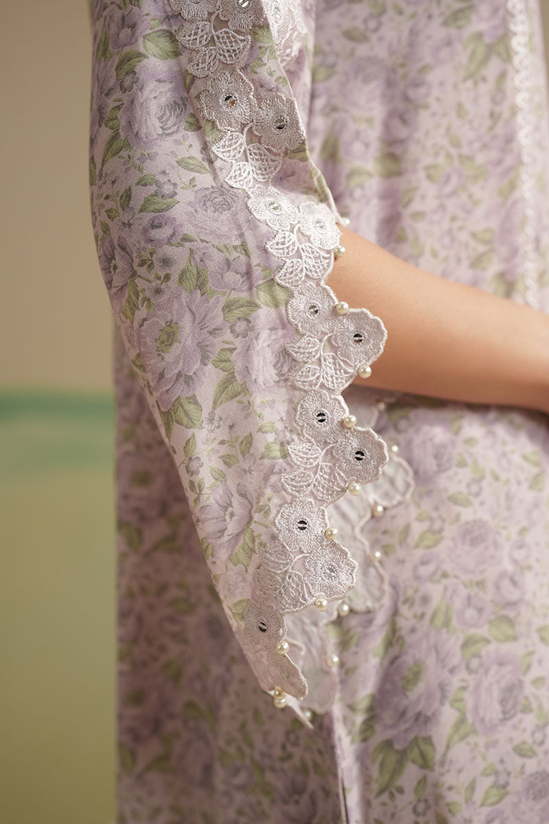 ARCTIC BLOOM-2PC (SHIRT & DUPATTA)