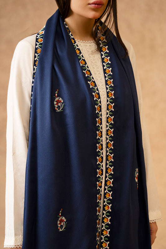 IRIS EMBROIDERED SHAWL
