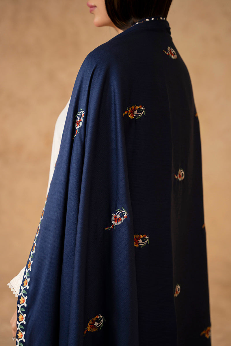 IRIS EMBROIDERED SHAWL