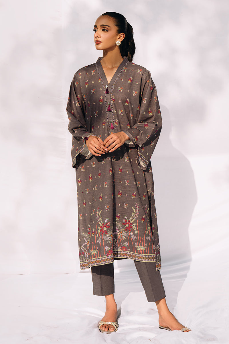 CHARCOAL SKY-2PC KHADDAR SUIT
