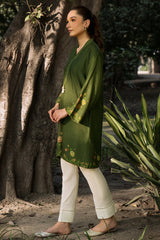 FOREST LUSH-1 PIECE LINEN PRINTED SHIRT