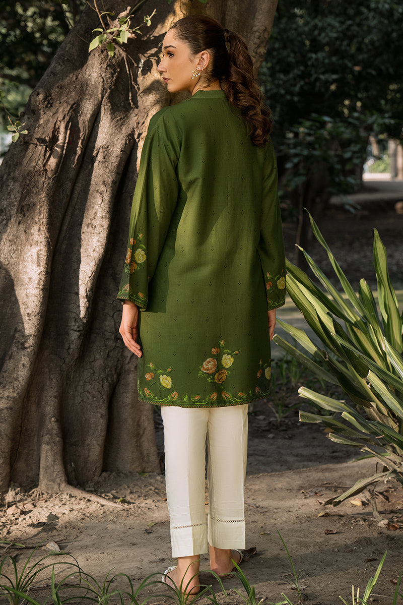 FOREST LUSH-1 PIECE LINEN PRINTED SHIRT