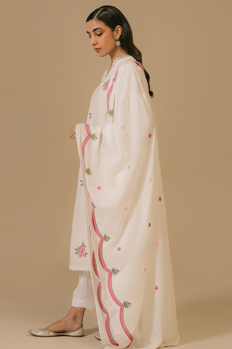 SKY BLOOM-2PC (SHIRT & DUPATTA)