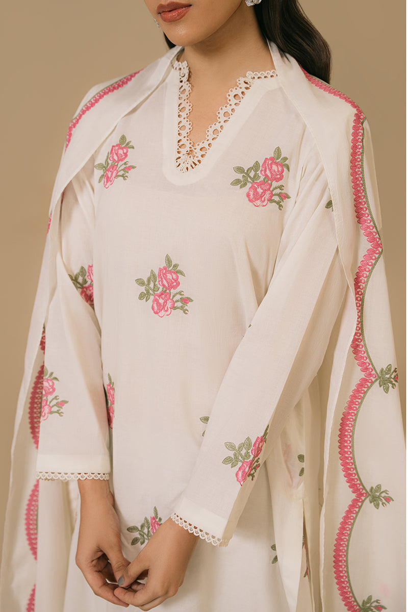 SKY BLOOM-2PC (SHIRT & DUPATTA)