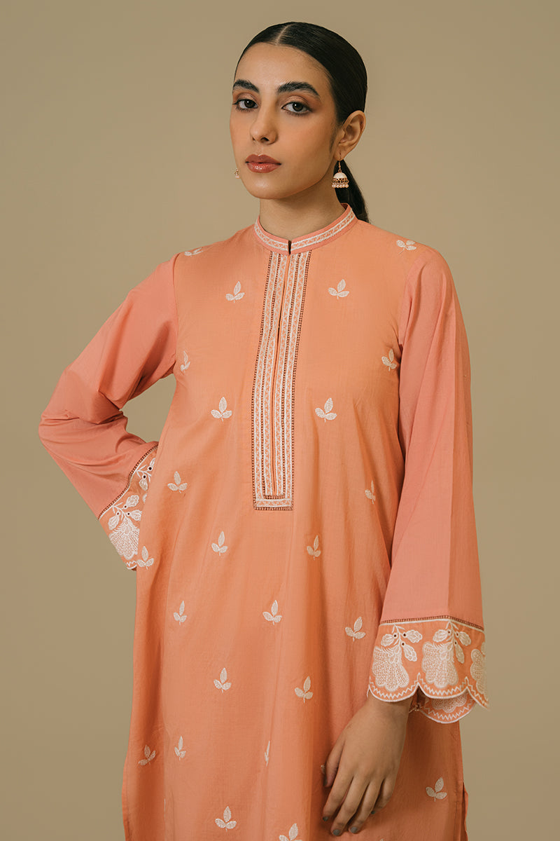 IRIS-2 PIECE CAMBRIC EMBROIDERED SUIT