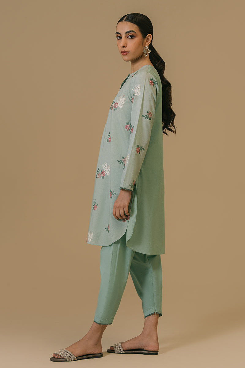 WASABI-2 PIECE LAWN EMBROIDERED SUIT