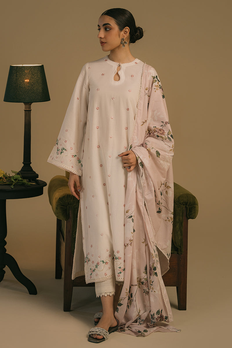 TENDER BLUSH-2 PIECE (SHIRT & DUPATTA)