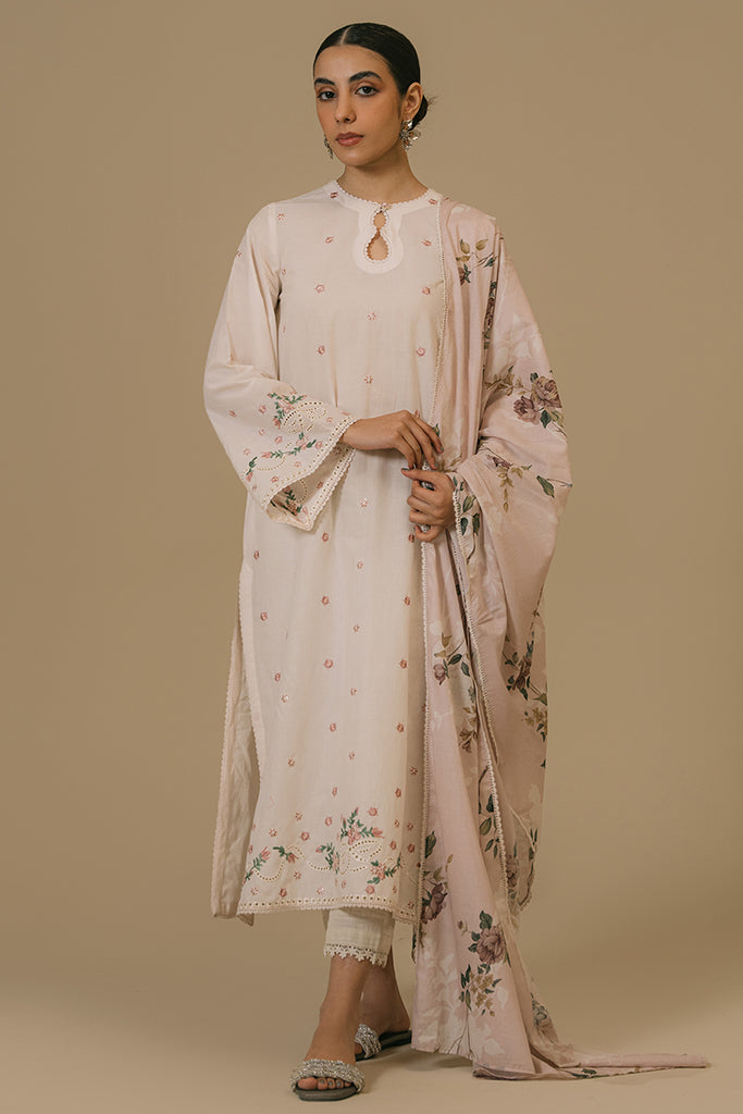 TENDER BLUSH-2 PIECE (SHIRT & DUPATTA)