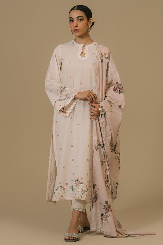 TENDER BLUSH-2 PIECE (SHIRT & DUPATTA)