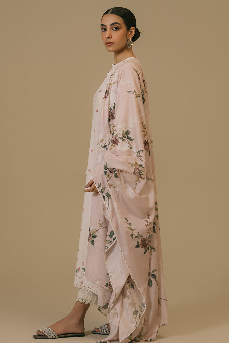TENDER BLUSH-2 PIECE (SHIRT & DUPATTA)