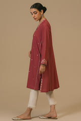 MAUVEWOOD LAWN EMBROIDERED SHIRT