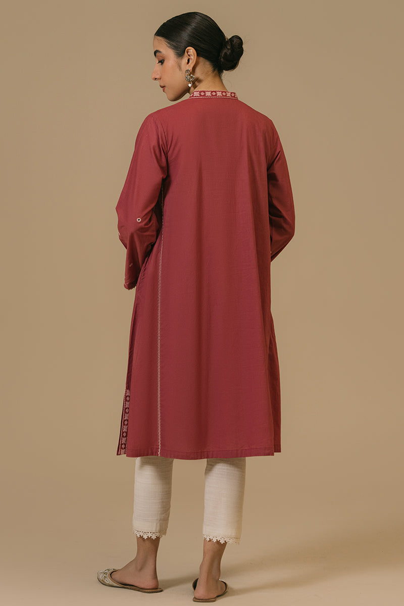 MAUVEWOOD LAWN EMBROIDERED SHIRT