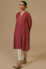 MAUVEWOOD LAWN EMBROIDERED SHIRT