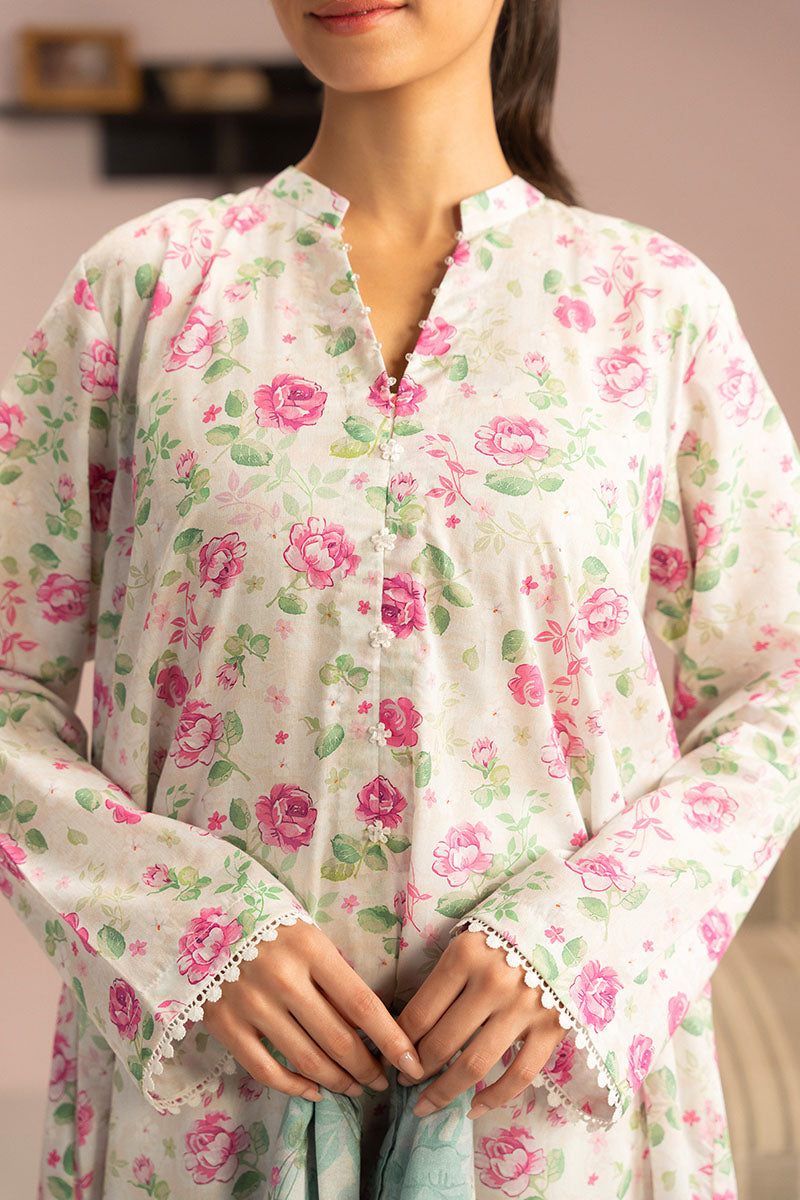 TROPICAL GEM-3PC PRINTED LAWN SUIT