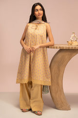 GARLAND MIST-3 PC PRINTED LAWN SUIT