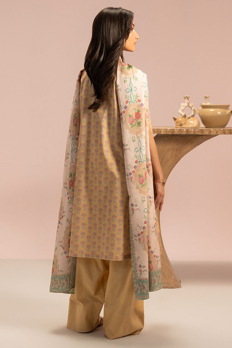 GARLAND MIST-3 PC PRINTED LAWN SUIT