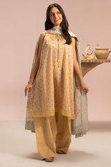 GARLAND MIST-3 PC PRINTED LAWN SUIT