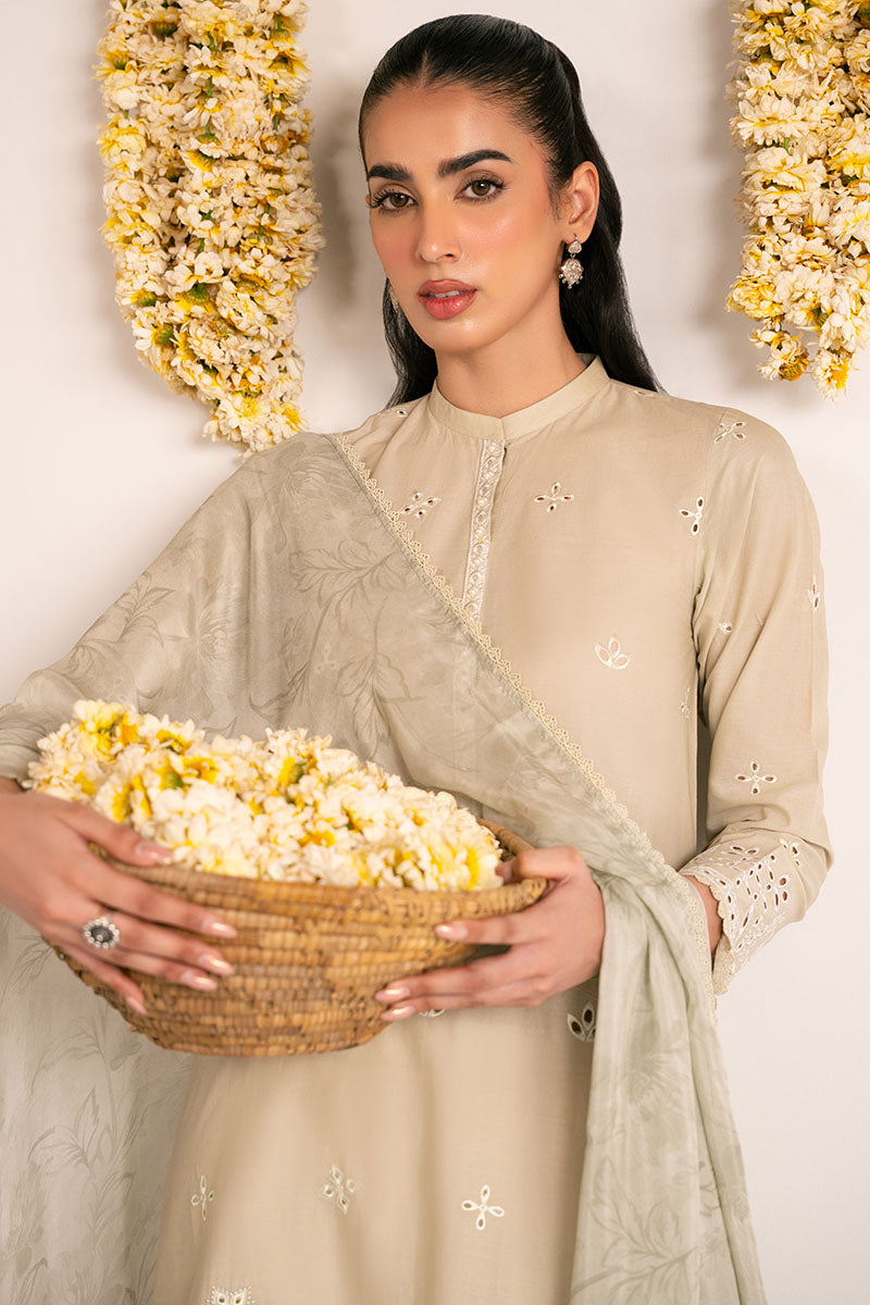 DUSTY AQUA-2PC (SHIRT & DUPATTA)