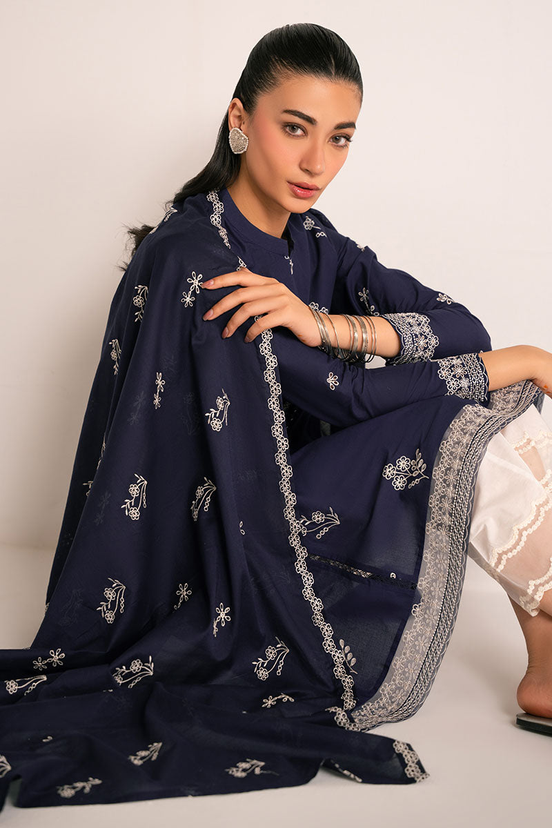 BLUE BLISS-2PC (SHIRT & DUPATTA)