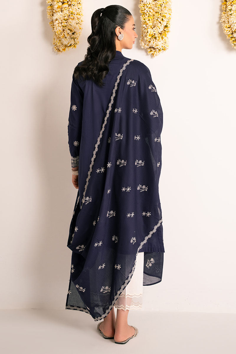 BLUE BLISS-2PC (SHIRT & DUPATTA)