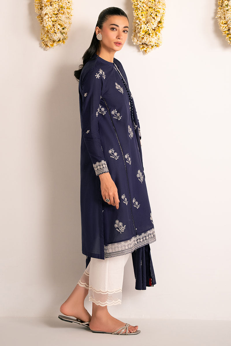 BLUE BLISS-2PC (SHIRT & DUPATTA)