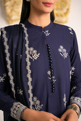 BLUE BLISS-2PC (SHIRT & DUPATTA)