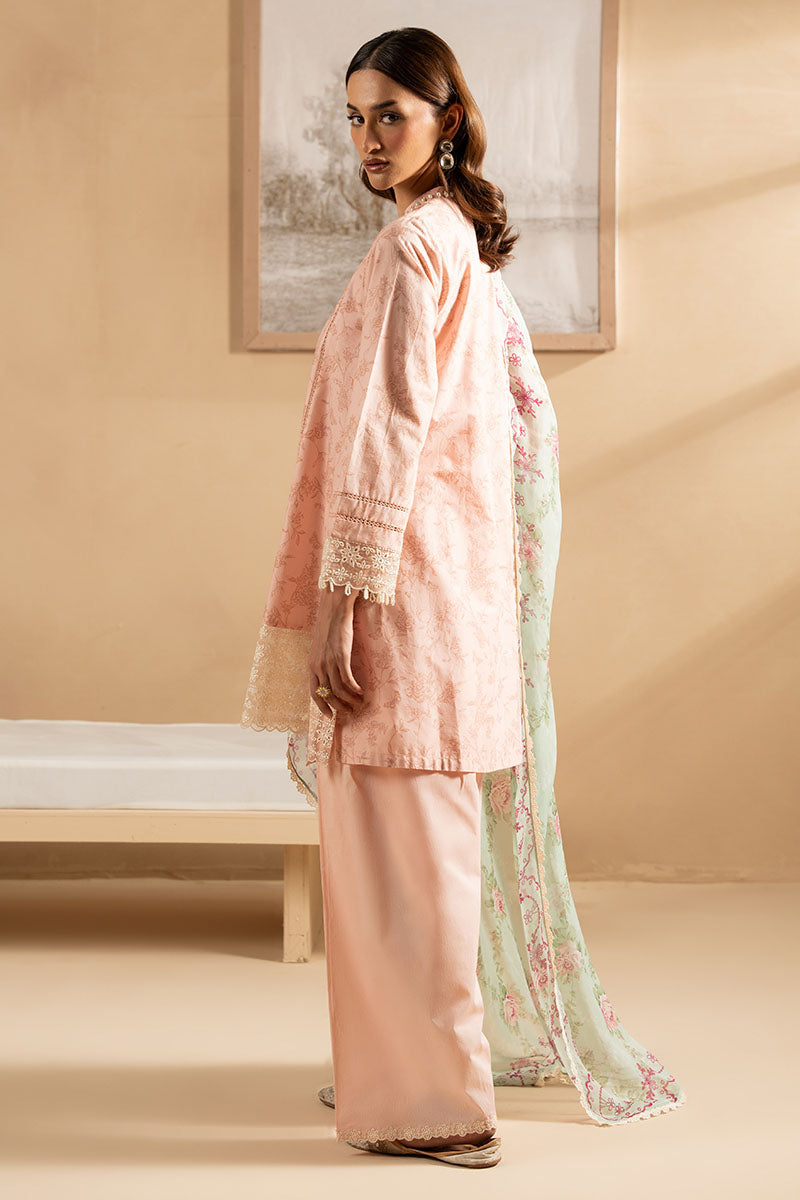 ROSE BLEND- 3PC EMBROIDERED LAWN SUIT